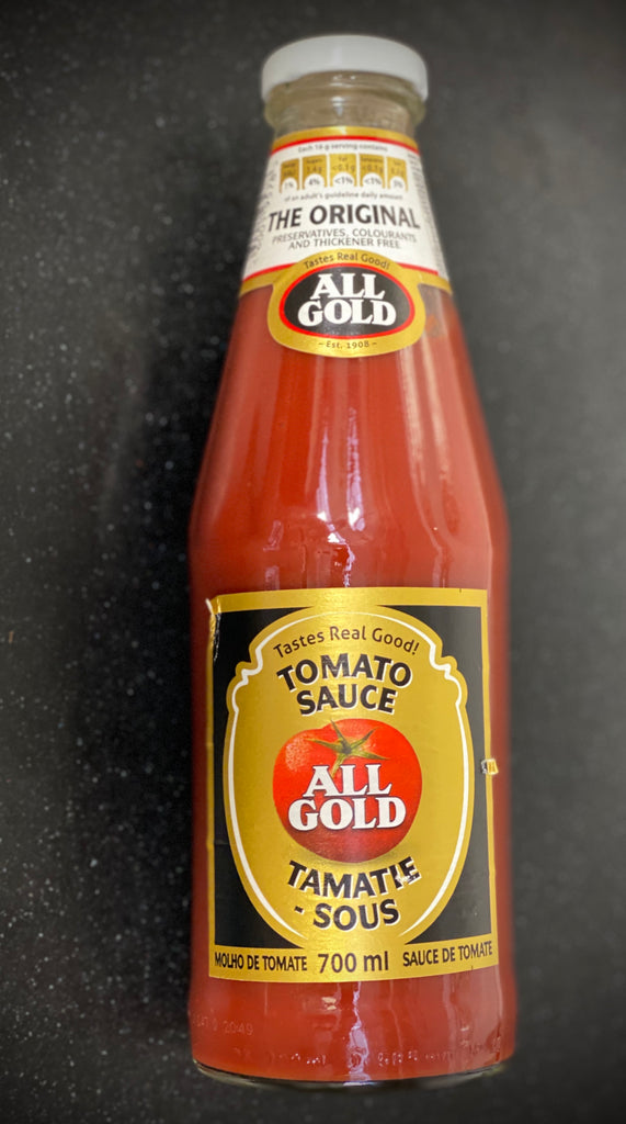 All Gold Tomato Sauce 700ml Boerewors NZ