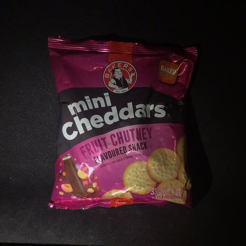 Bakers Mini Cheddars 33g - Chutney