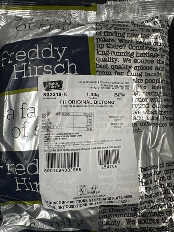 Freddy Hirsch Biltong Original 1kg