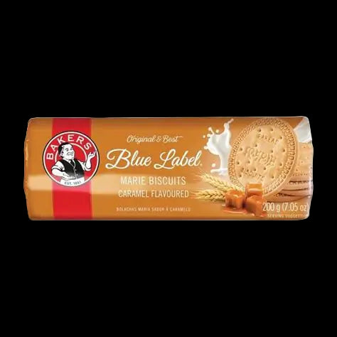 Bakers Blue Label Marie Biscuits Caramel 200g