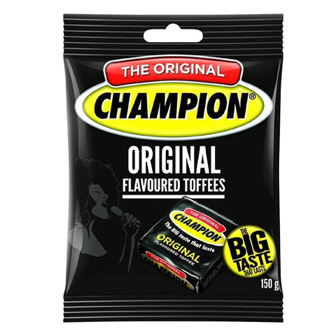 Champion Toffee Medium Prepacks- Original 150g
