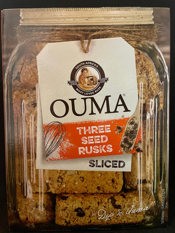 Ouma Rusks Three Seed 450g - Sliced