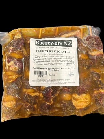 Beef Curry Sosaties 1kg