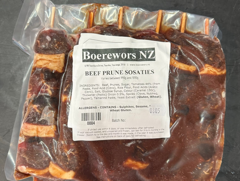 Beef Sosaties with Prunes 1kg