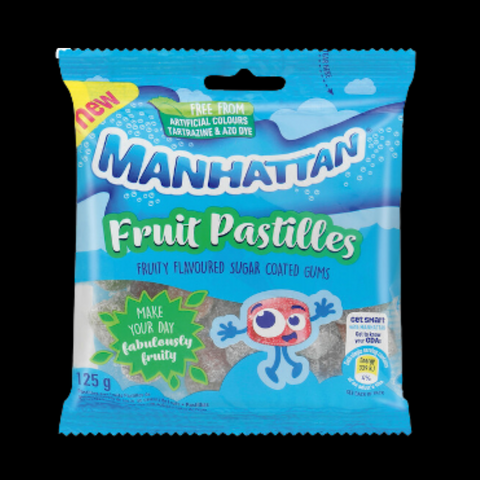 Manhattan Fruit Pastilles 125g