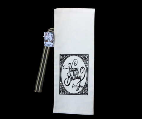 Joy Full Wine Bottle Bag - Happy Birthday