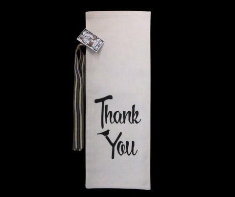 Joy Full Wine Bottle Bag - Thank You