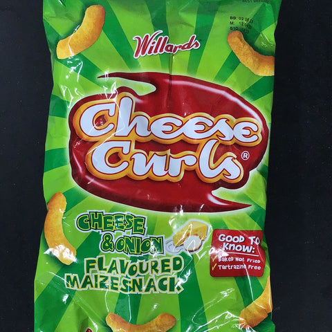 Cheese Curls - Cheese & Onion 150g (BB02-08-2023)