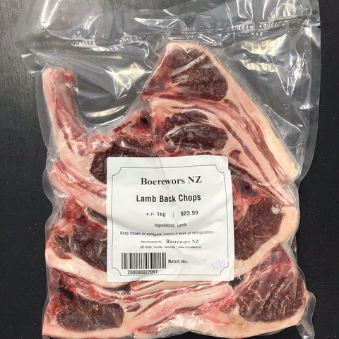 Lamb Back Chops 1kg