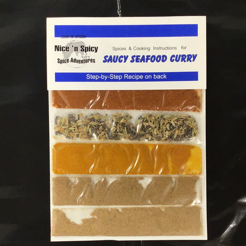 Nice & Spicy - Saucy Seafood Curry Spice (with recipe on back) (BB 31 Dec 2022)