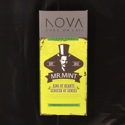 Nova Choc Oh Late - Mint Dark Chocolate 40g Bar