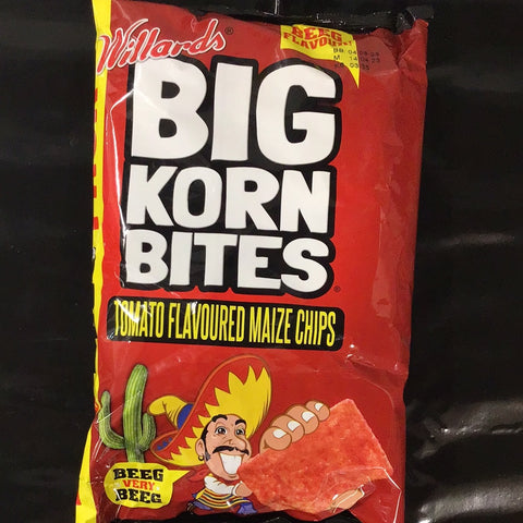 Willards Big Korn Bites 200g - Tomato Party Pack