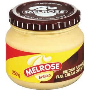 Melrose Cheese Spread - Biltong 250g Jar