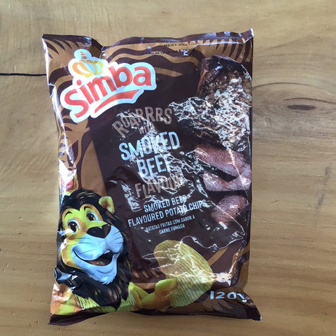 Simba Smoked Beef Chips 120g