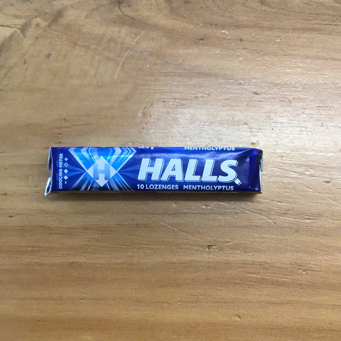 Halls Lozenges - Menthol Eucalyptus 9's