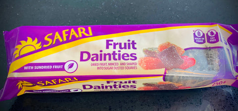 Safari Fruit Dainties Squares 250g