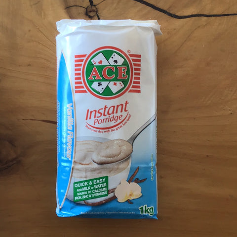 ACE Instant Porridge 1kg Vanilla