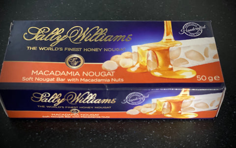 Sally Williams Nougat - Macadamia 50g bar
