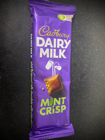 Cadbury Mint Crisp Slab 80g