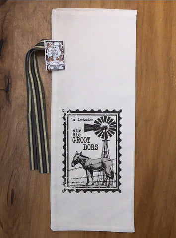 Joy Full Wine Bottle Bag - Ietsie vir die Groot Dors